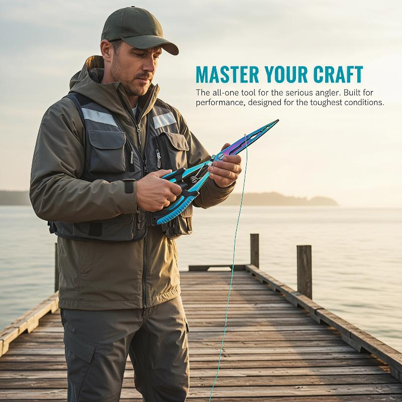 Freshwater Line - Alicates de Pesca Extensibles de Acero