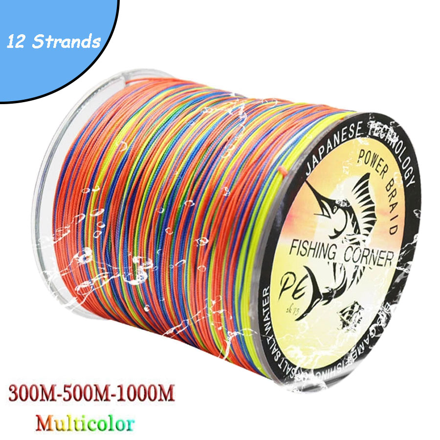 Ice Fishing Line - Línea de pesca trenzada de 12