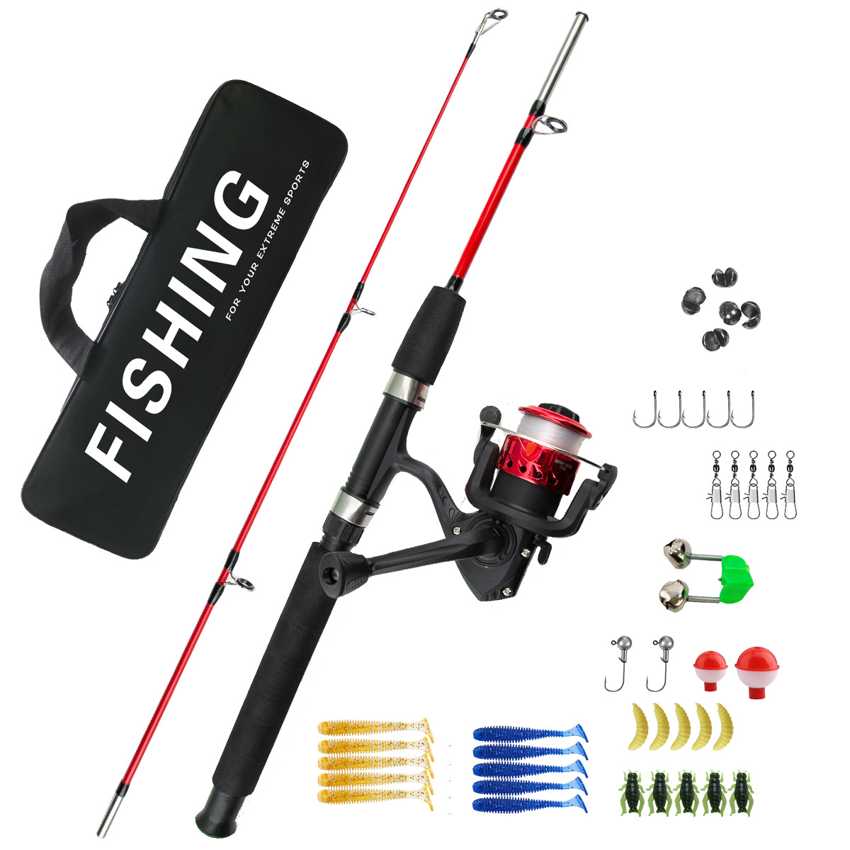 Combo de Caña de Pescar en Hie - Ice Fishing Line reseña y precio
