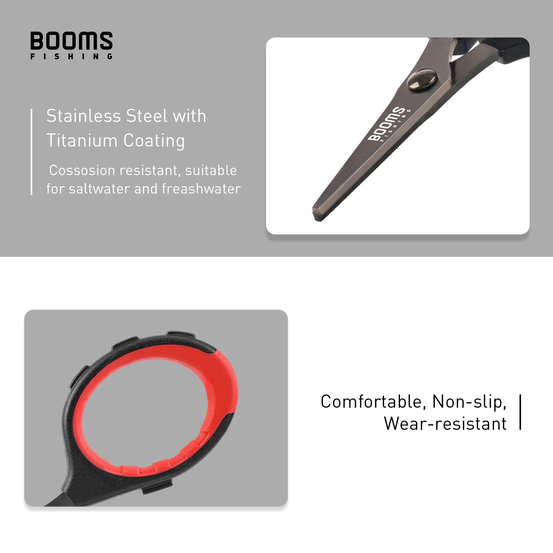 Booms Fishing S05 tijeras de a - Fishing Line Cutter reseña y precio